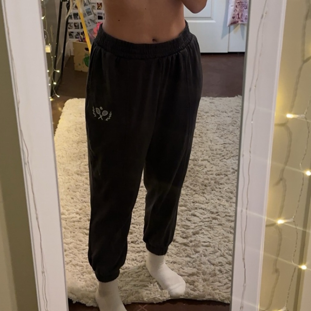 Divided Black Sweatpants